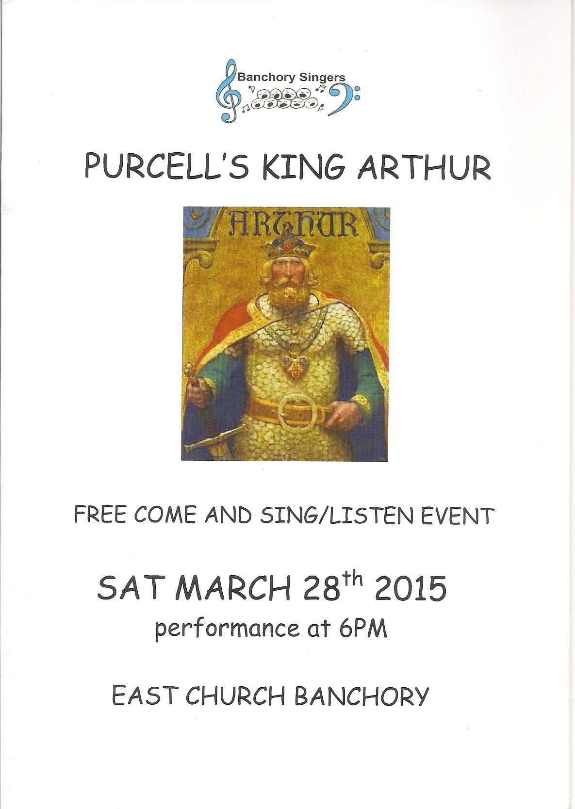 Purcell's King Arthur  - 30th Anniversary Concert 2015