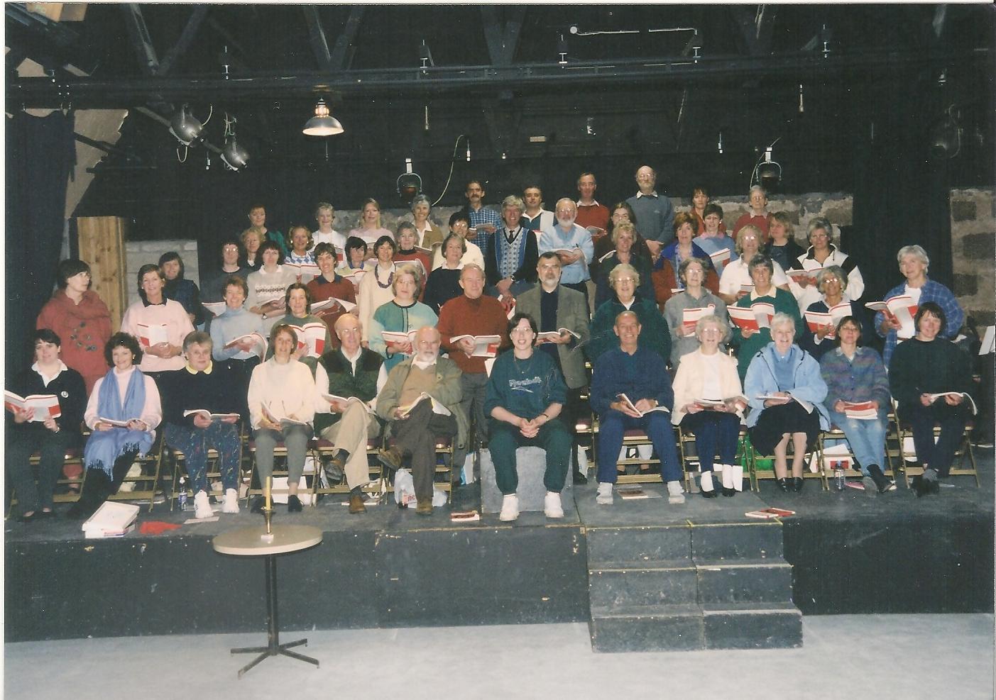 BT Voices for Hospices rehearsal Woodend Barn 2000 Hayden Creation