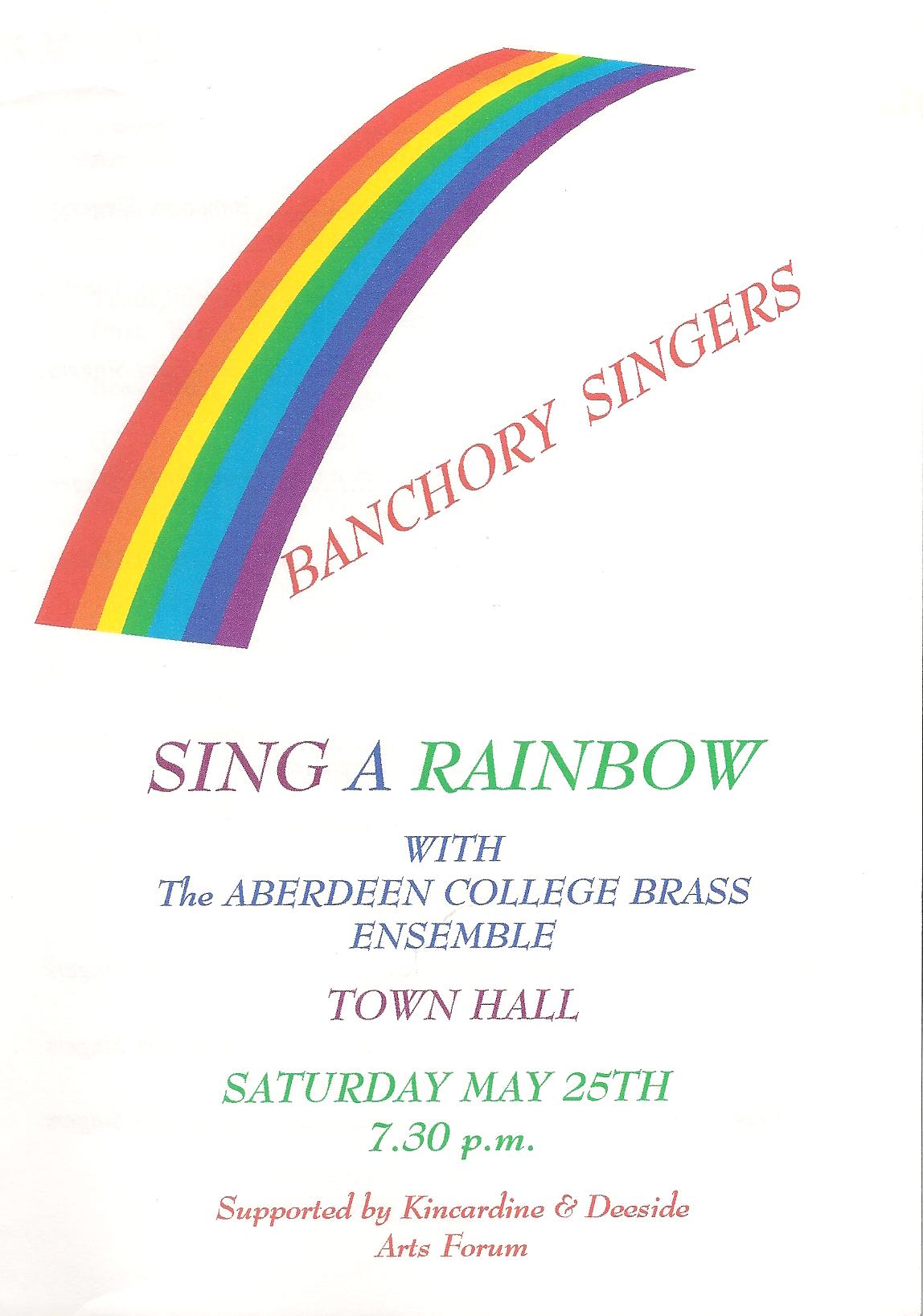 Sing A Rainbow Concert 1996