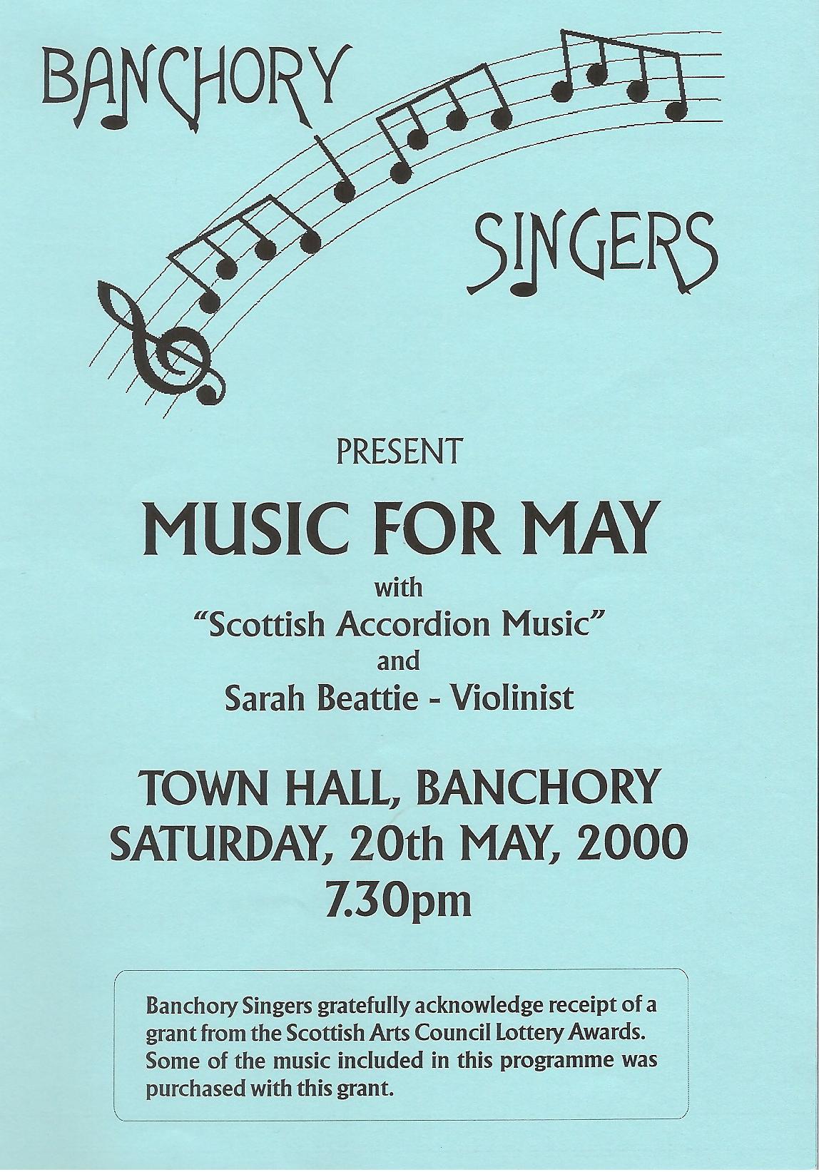 Music For May Concert 2000